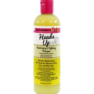 aunt jackies girl heads up moist shampoo 12oz