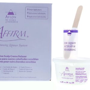 affirm sensitive scalp relaxer kit 9pk