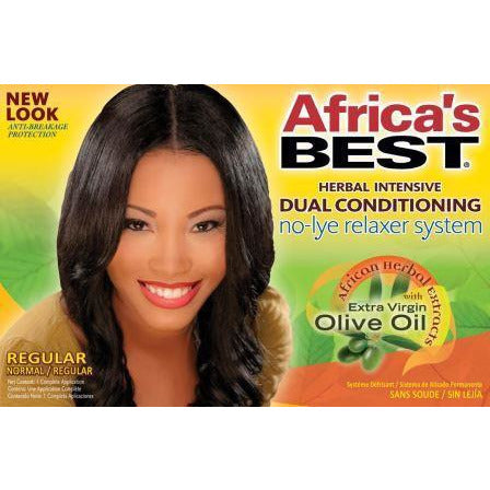 africas best org o/hair oil no lye 2kits reg