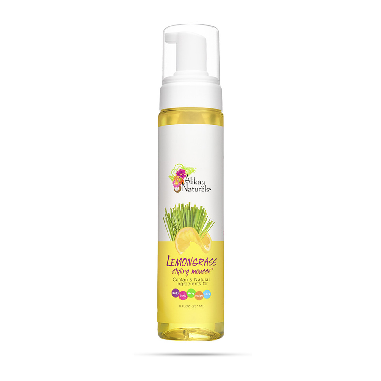 alikay n. lemongrass styling mousse 8oz