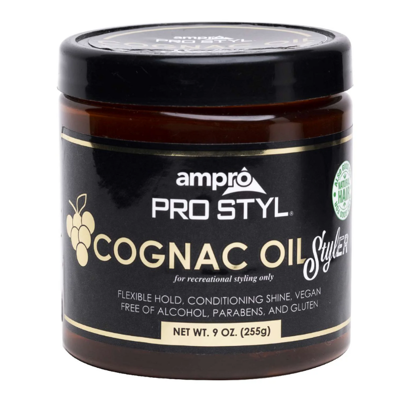 ampro pro style cognac hair oil syler gel 8oz