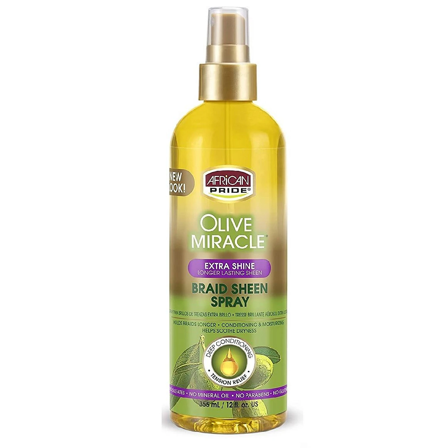 african pride o/m braid sheen extra 12oz
