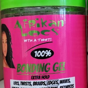 afrikan locs braiding gel 6oz